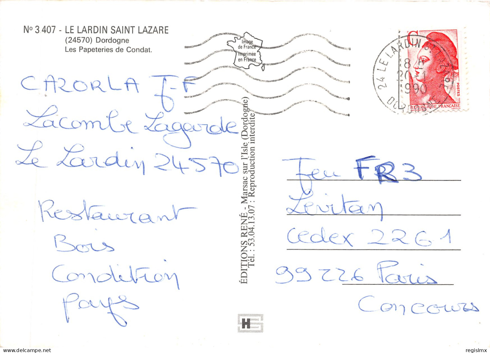 24-LE LARDIN SAINT LAZARE-N°527-C/0085 - Other & Unclassified