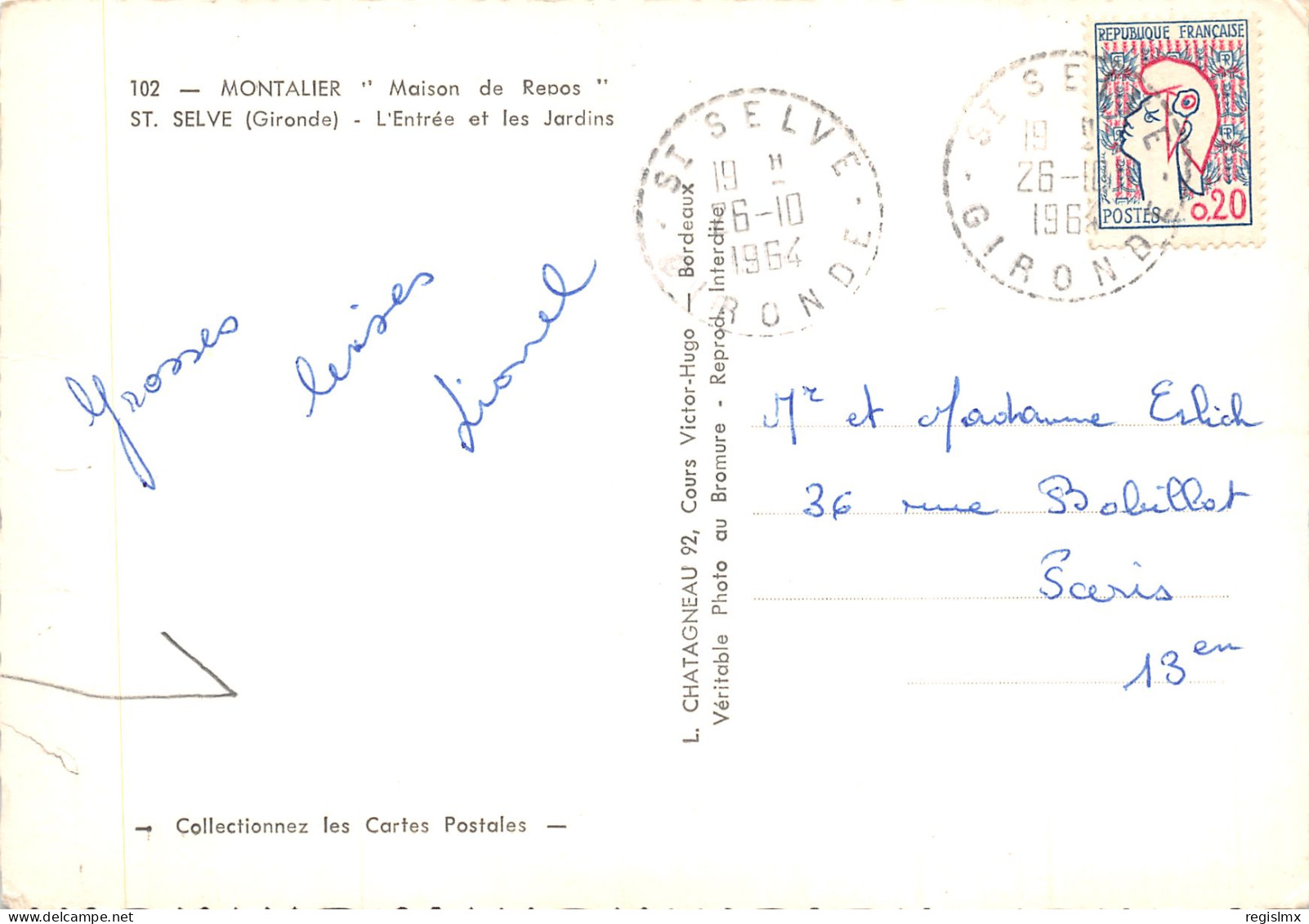 33-MONTALIER-N°528-C/0035 - Other & Unclassified