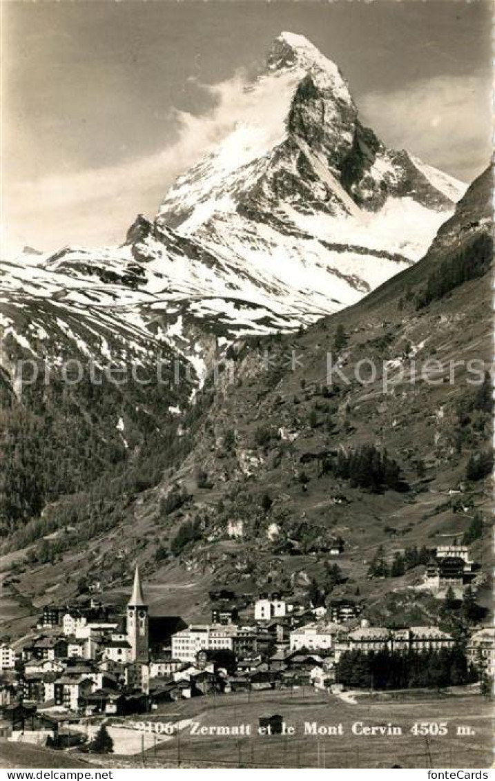 13305692 Zermatt VS Et Le Mont Cervin Matterhorn Zermatt VS - Sonstige & Ohne Zuordnung