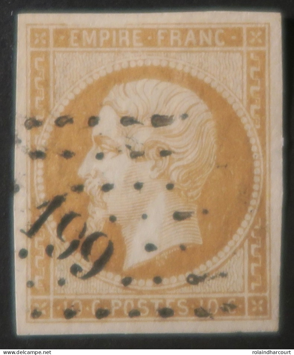 X1121 - FRANCE - NAPOLEON III N°13Ac - PC 199 : AUXERRE (Yonne) - 1853-1860 Napoleone III