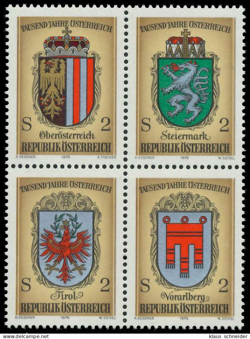 ÖSTERREICH 1976 Nr 1522 30 VBb Postfrisch VIERERBLOCK X255AF6 - Ungebraucht