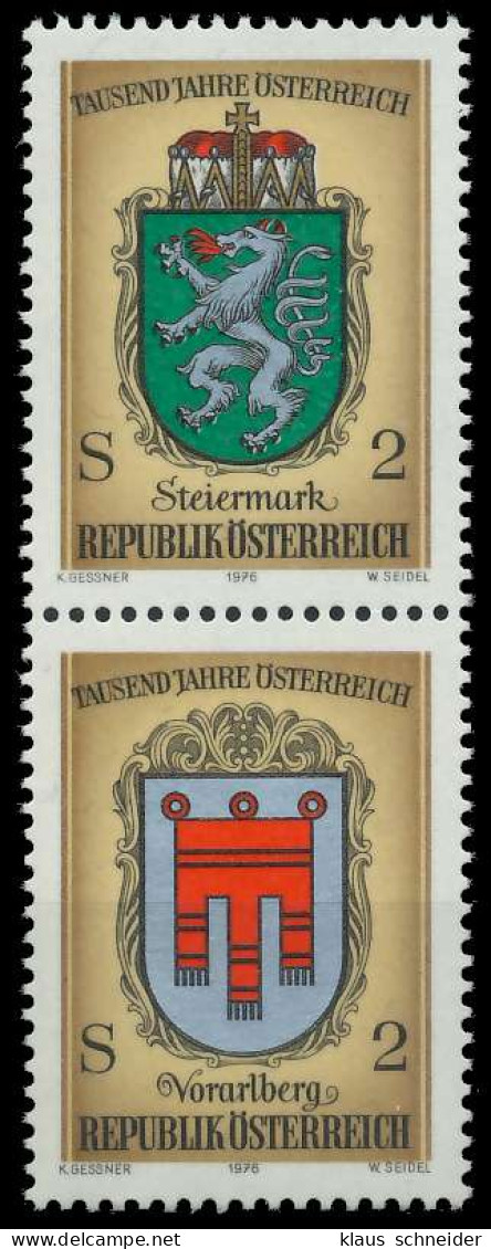 ÖSTERREICH 1976 Nr 1522 30 SZdc Postfrisch SENKR PAAR X255B02 - Neufs