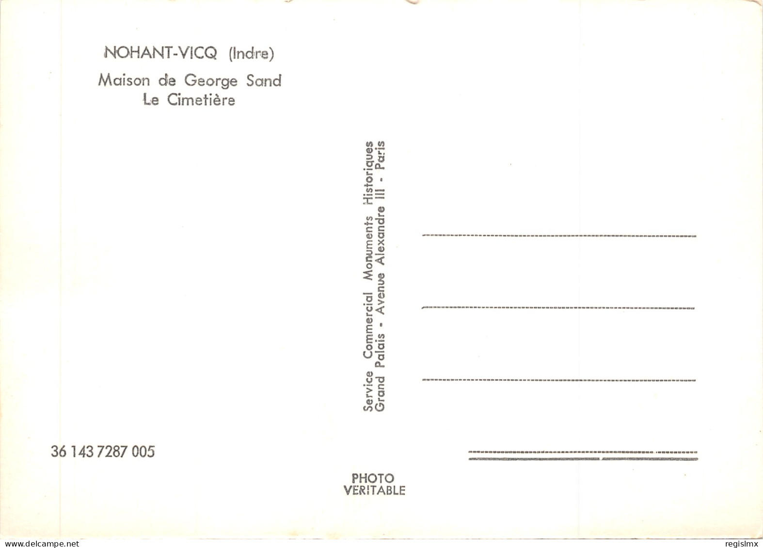 36-NOHANT VICQ-N°528-D/0335 - Other & Unclassified