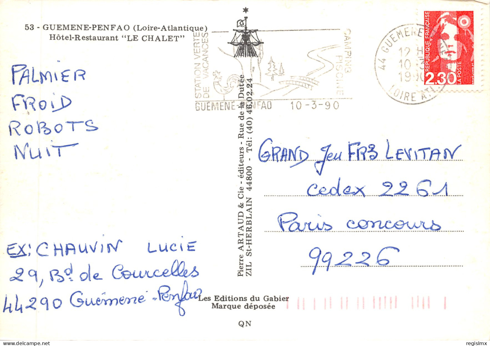 44-GUEMENE-PENFAO-N°529-D/0273 - Guémené-Penfao