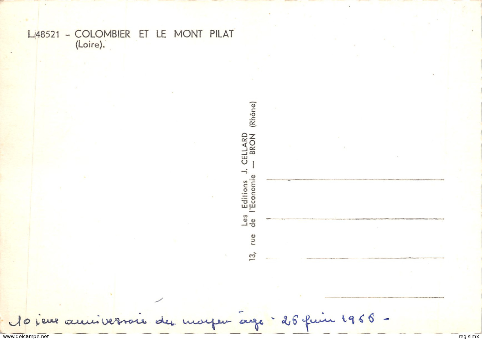 42-COLOMBIER-N°529-C/0319 - Other & Unclassified