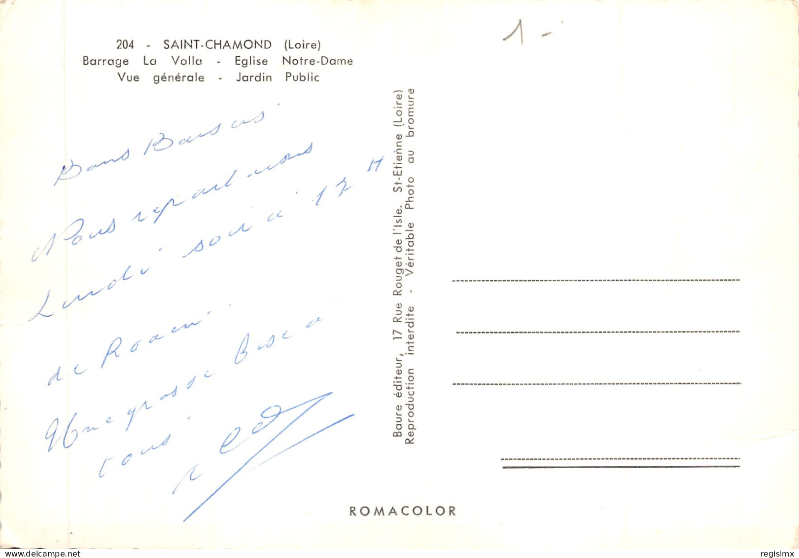 42-SAINT CHAMOND-N°529-C/0183 - Saint Chamond
