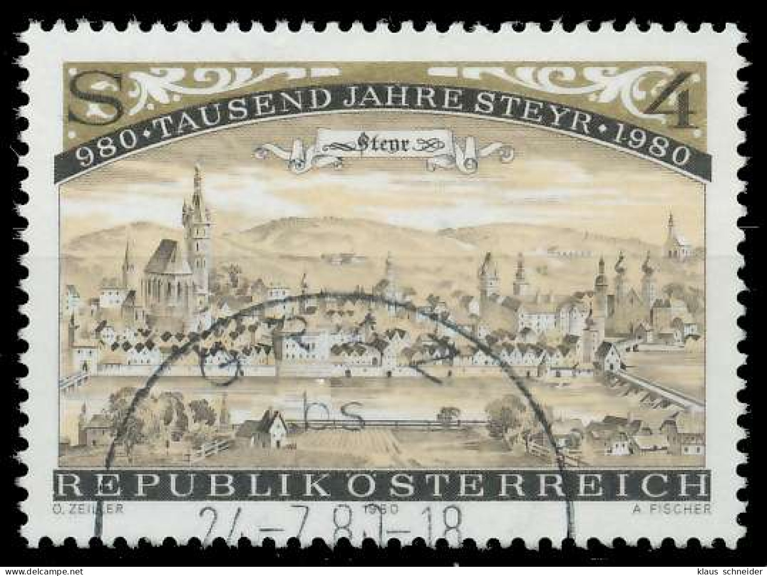 ÖSTERREICH 1980 Nr 1645 Gestempelt X25C71A - Used Stamps