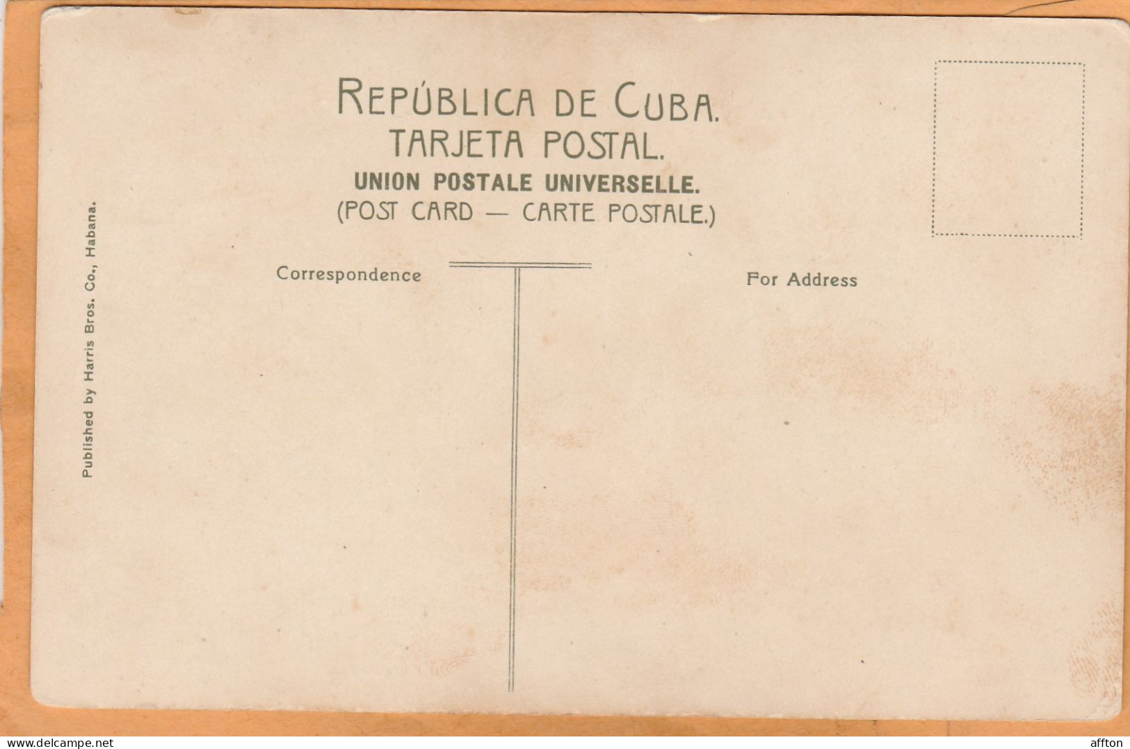 Havana Cuba 1905 Postcard - Cuba