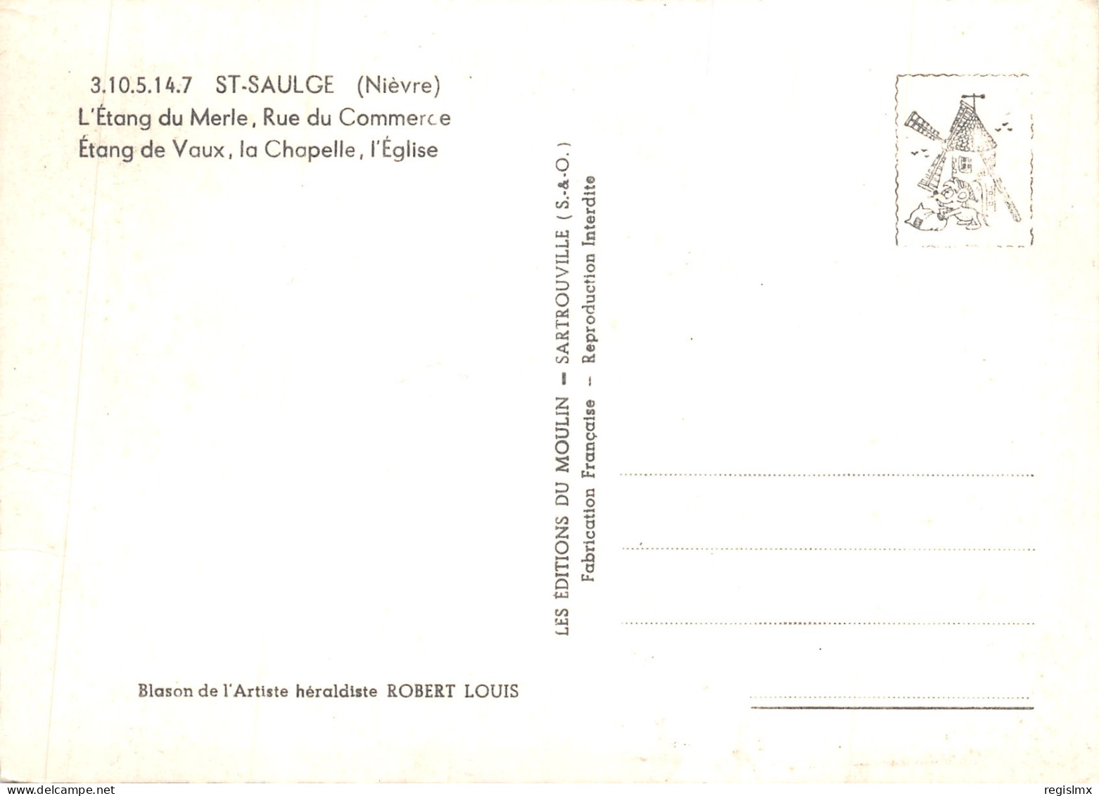 58-SAINT SAULGE-N°531-C/0057 - Other & Unclassified