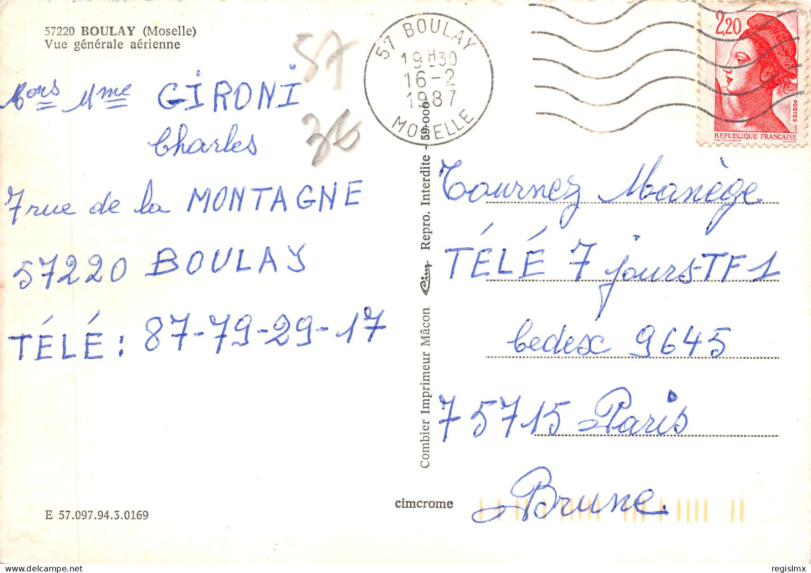 57-BOULAY-N°531-B/0263 - Boulay Moselle