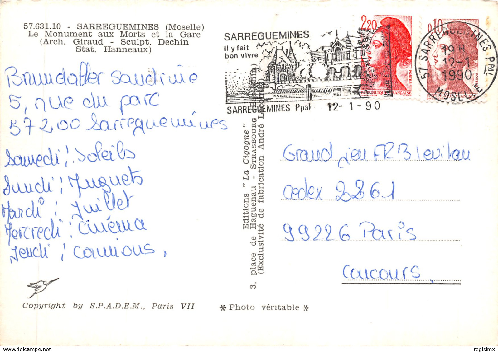 57-SARREGUEMINES-N°531-B/0211 - Sarreguemines