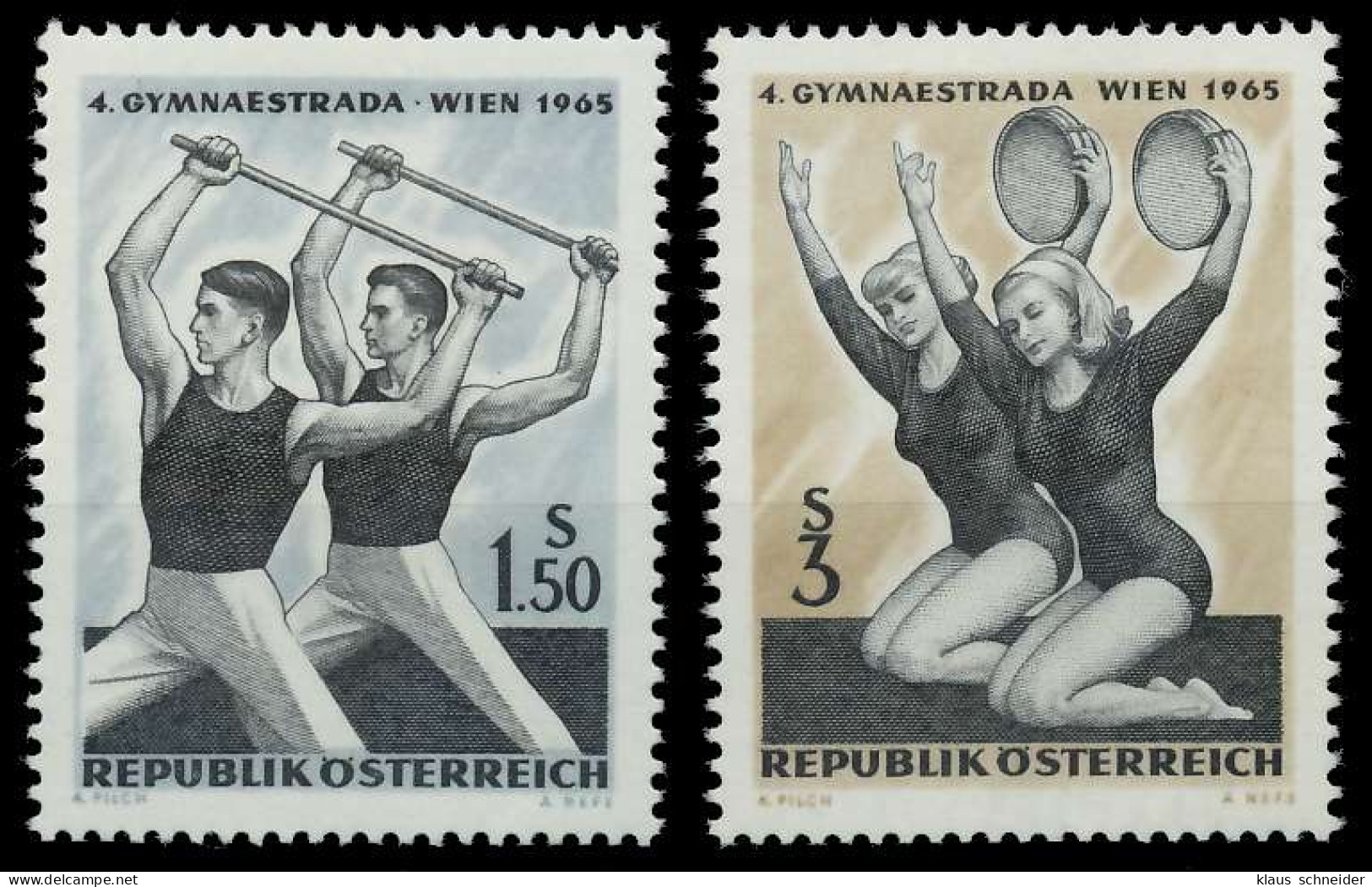 ÖSTERREICH 1965 Nr 1190-1191 Postfrisch X263456 - Ongebruikt