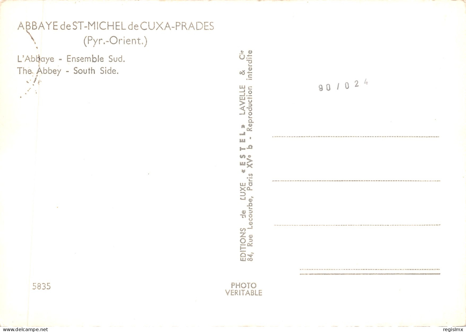 66-SAINT MICHEL DE CUXA PRADES-L ABBAYE-N°533-B/0193 - Autres & Non Classés