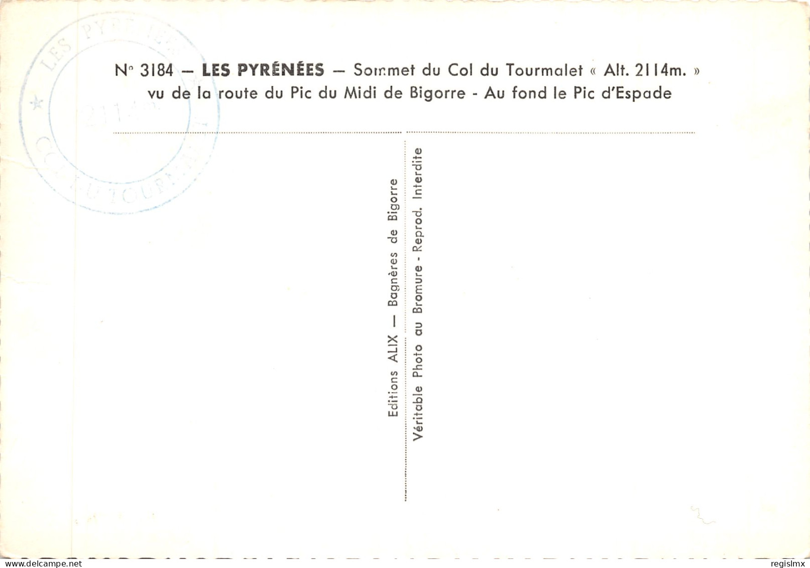 65-LE TOURMALET-N°533-B/0065 - Other & Unclassified
