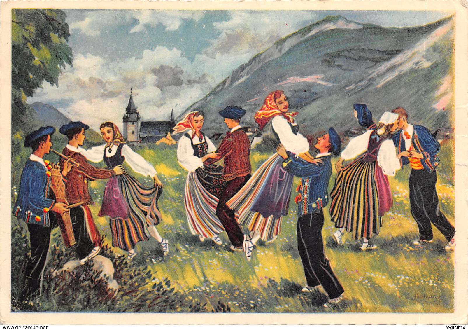65-FOLKLORE DES PYRENEES-DANSE-N°533-B/0027 - Other & Unclassified