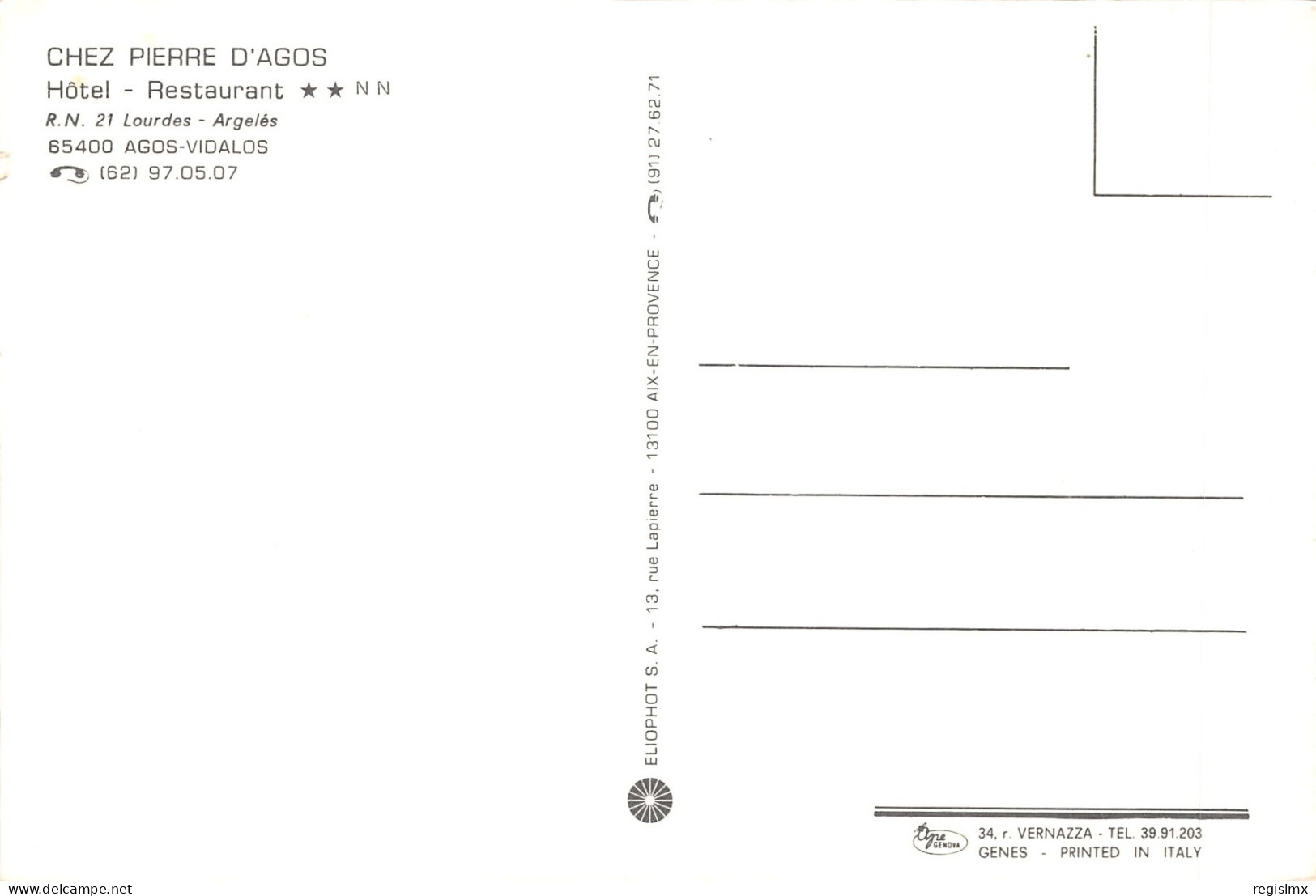 65-AGOS VIDALOS-N°533-B/0005 - Sonstige & Ohne Zuordnung