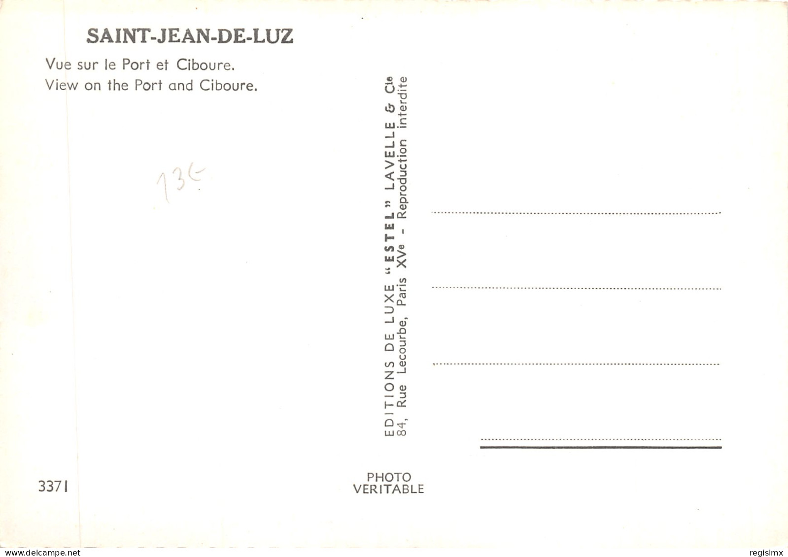 64-SAINT JEAN DE LUZ-N°533-A/0167 - Saint Jean De Luz