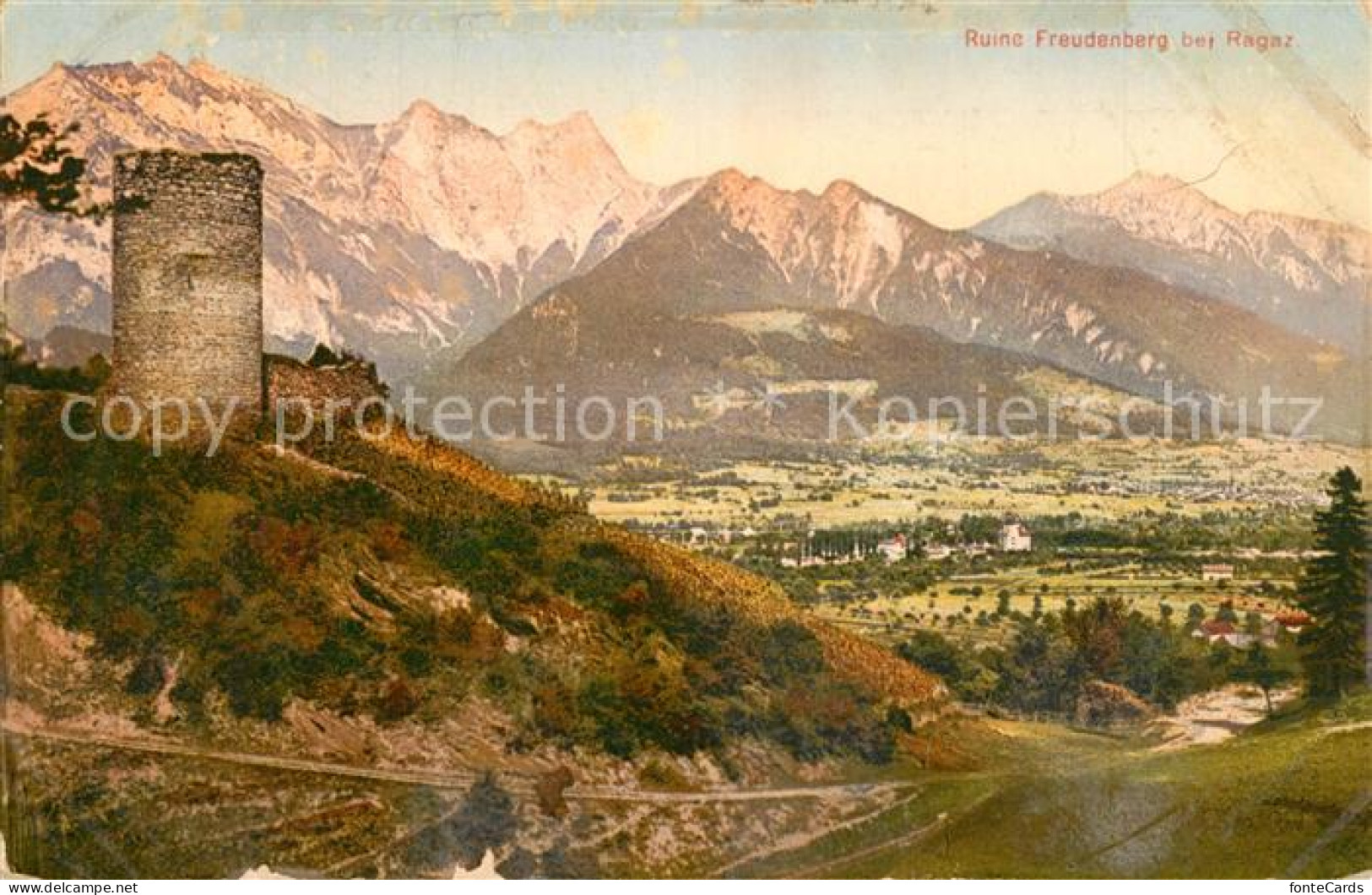 13304020 Bad Ragaz Ruine Freudenberg Bad Ragaz - Sonstige & Ohne Zuordnung