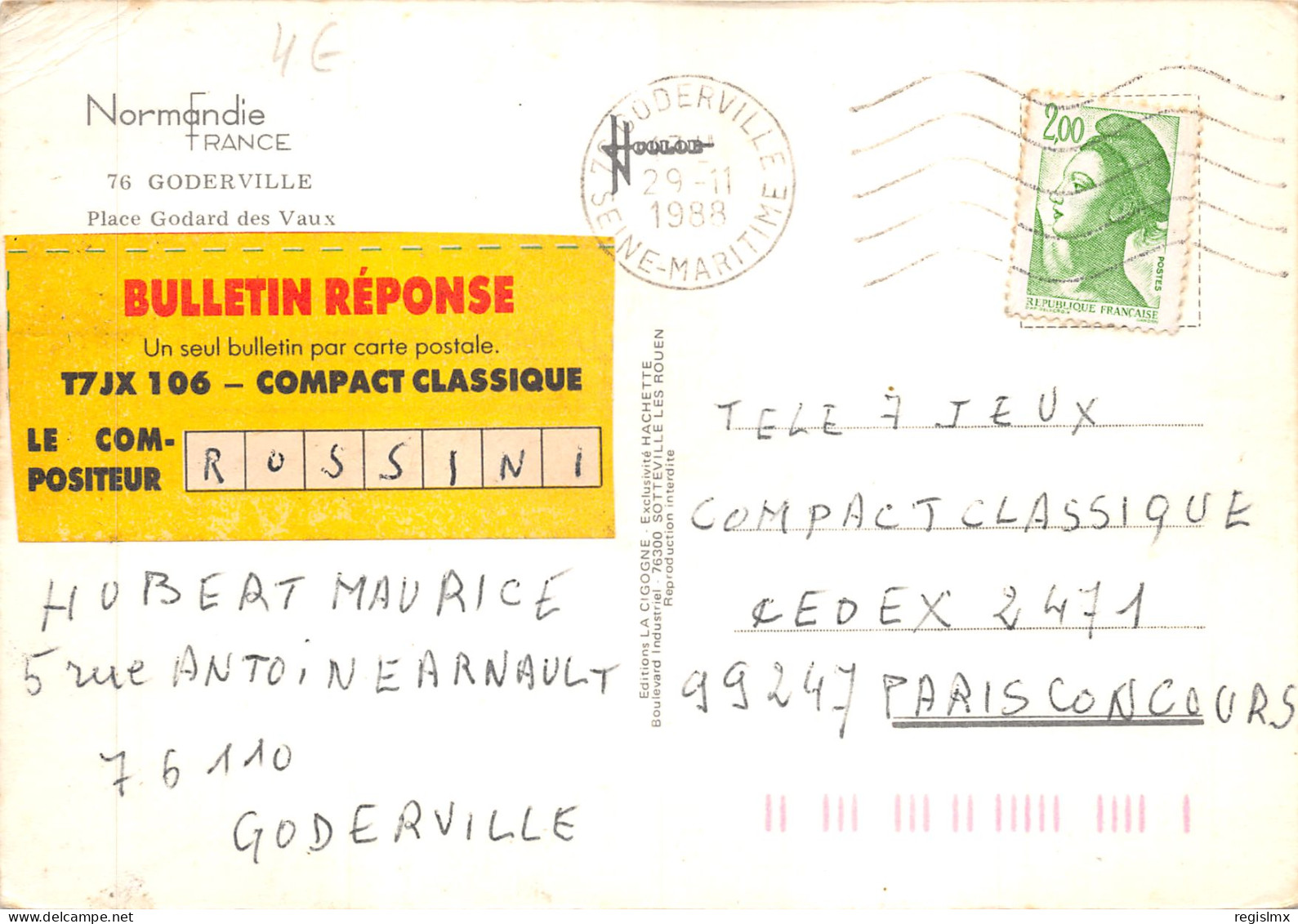 76-GODERVILLE-N°535-B/0097 - Goderville