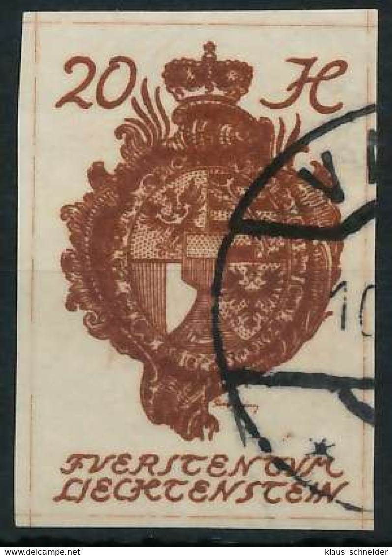 LIECHTENSTEIN 1920 Nr 20 Gestempelt X28E0AA - Usati