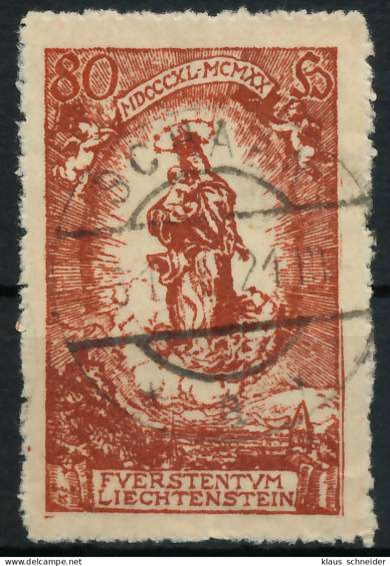 LIECHTENSTEIN 1920 Nr 41 Zentrisch Gestempelt X28E186 - Gebraucht