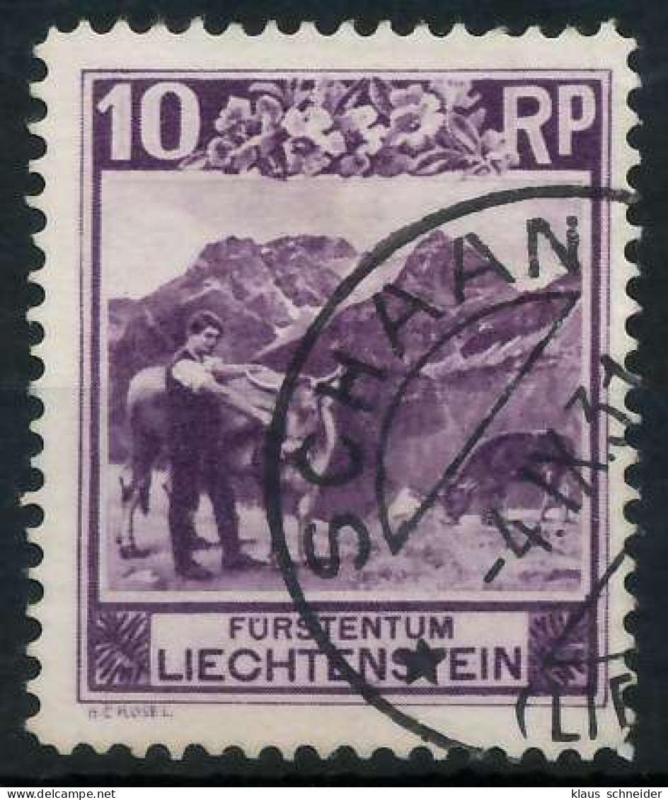 LIECHTENSTEIN 1930 Nr 96B Gestempelt X28E192 - Gebruikt