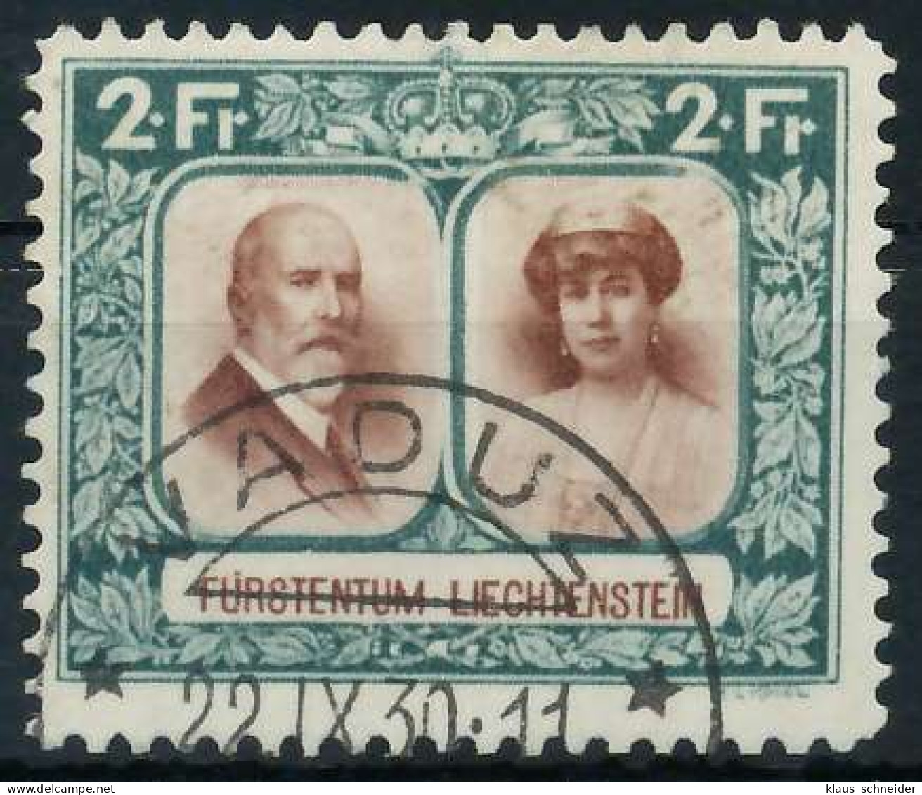 LIECHTENSTEIN 1930 Nr 107B Gestempelt X28E19E - Used Stamps