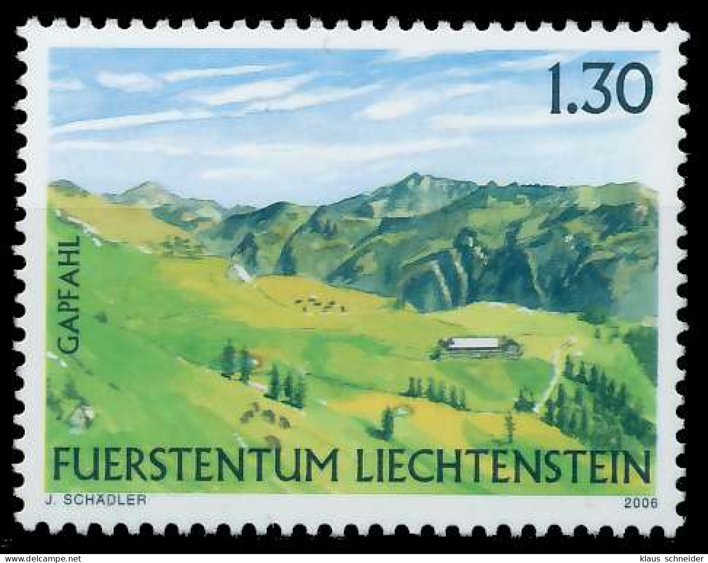 LIECHTENSTEIN 2006 Nr 1425 Postfrisch X28E24A - Ungebraucht