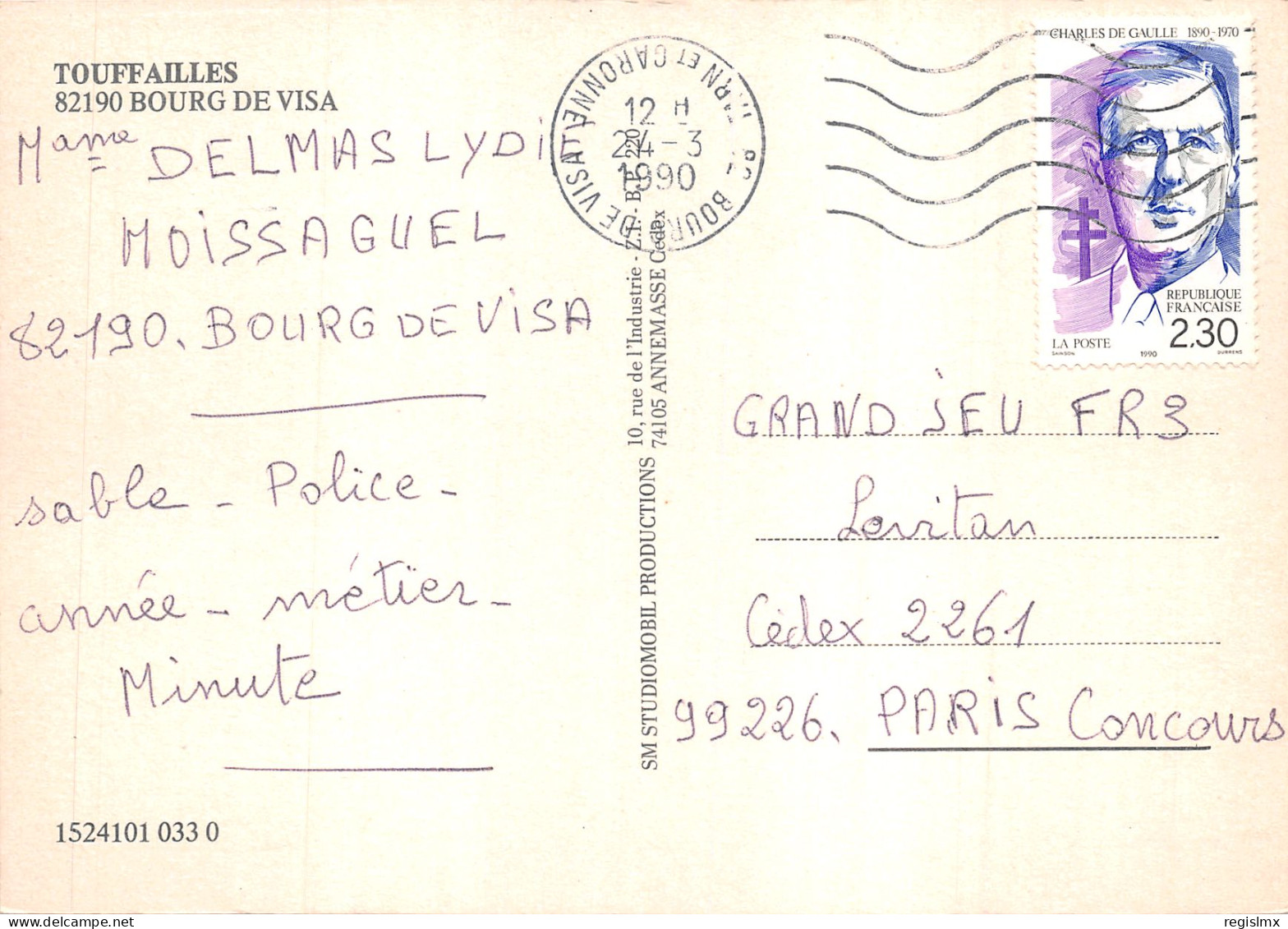 82-BOURG DE VISA-N°535-D/0169 - Bourg De Visa