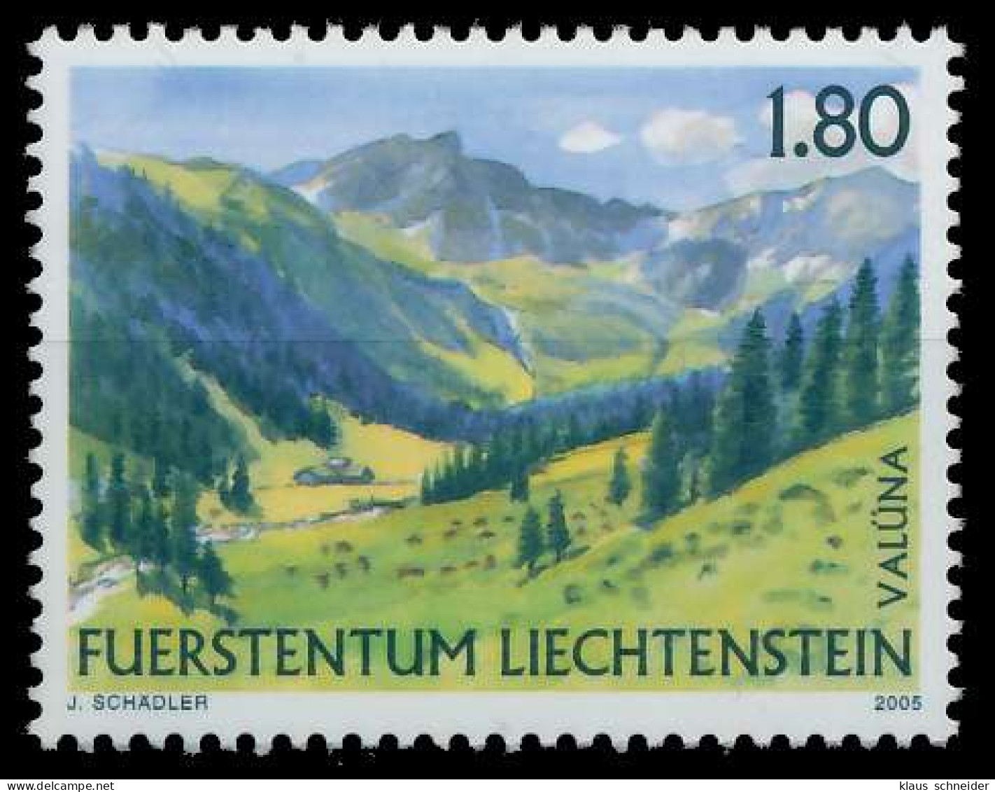 LIECHTENSTEIN 2005 Nr 1386 Postfrisch X28E2FE - Ungebraucht