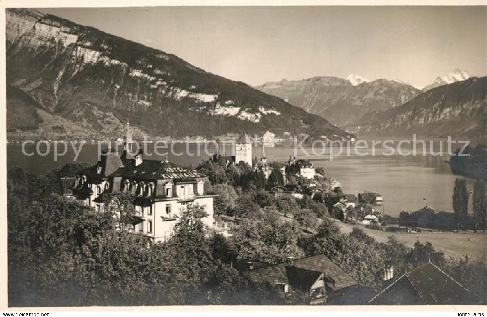 13302970 Spiez Thunersee BE Hotel Kurhalle Burg Panorama Spiez Thunersee BE - Autres & Non Classés