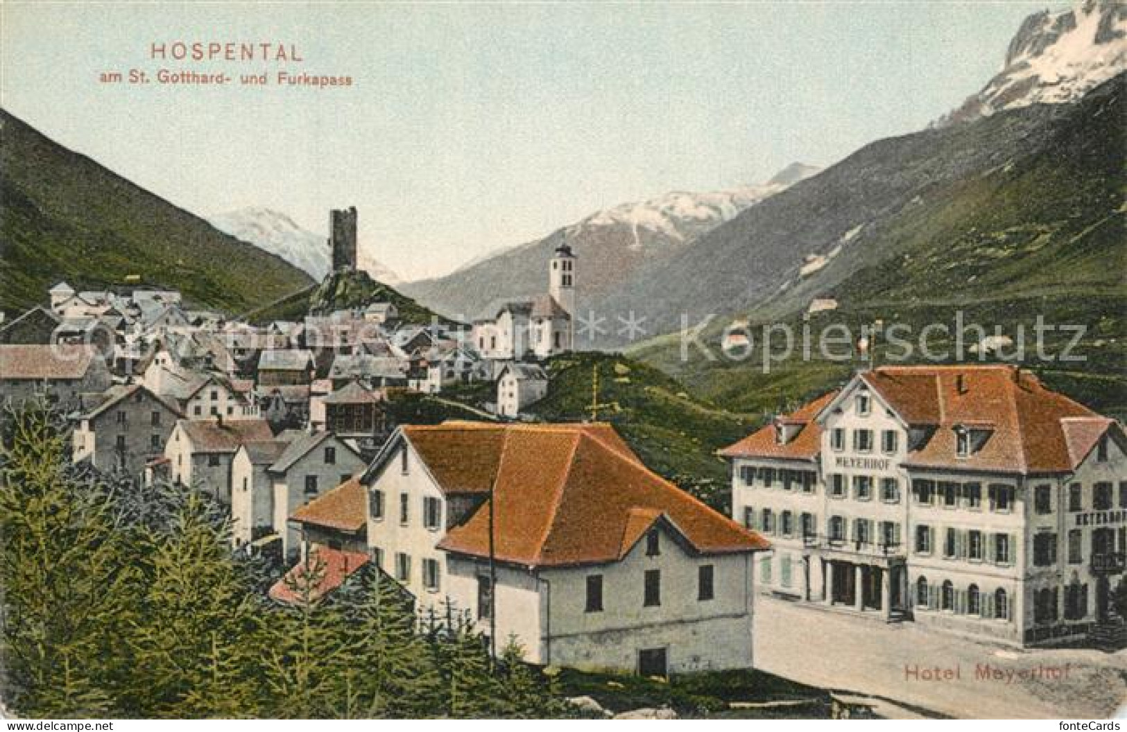 13302610 Hospental Am St Gotthard Und Furkapass Hospental - Otros & Sin Clasificación