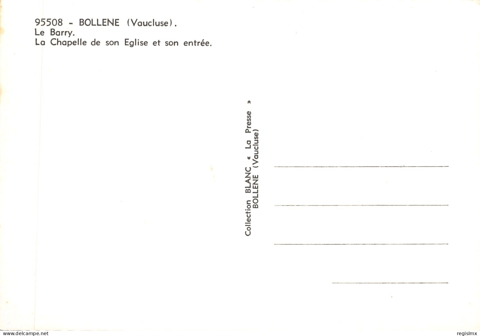 84-BOLLENE-N°536-B/0129 - Bollene