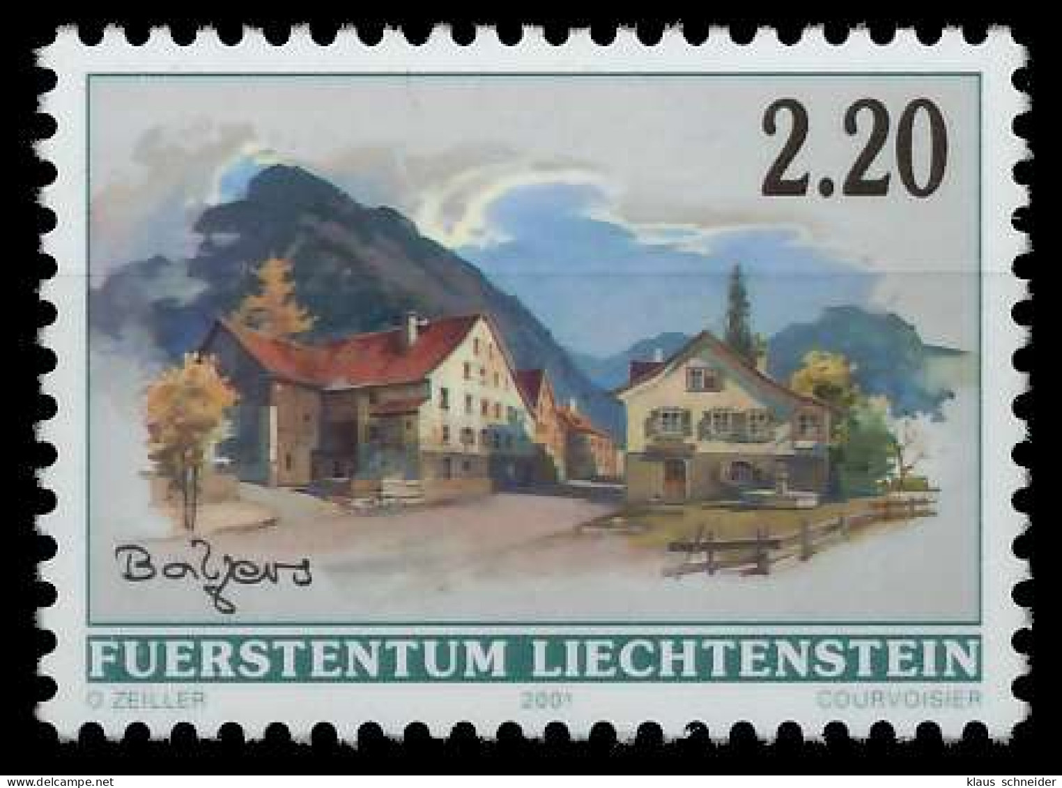 LIECHTENSTEIN 2001 Nr 1264 Postfrisch X28E4BE - Unused Stamps