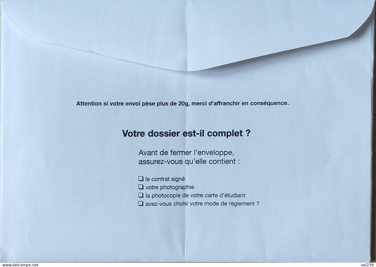 France. Formulaire Demande Carte ImagineR + Envelope - Sin Clasificación