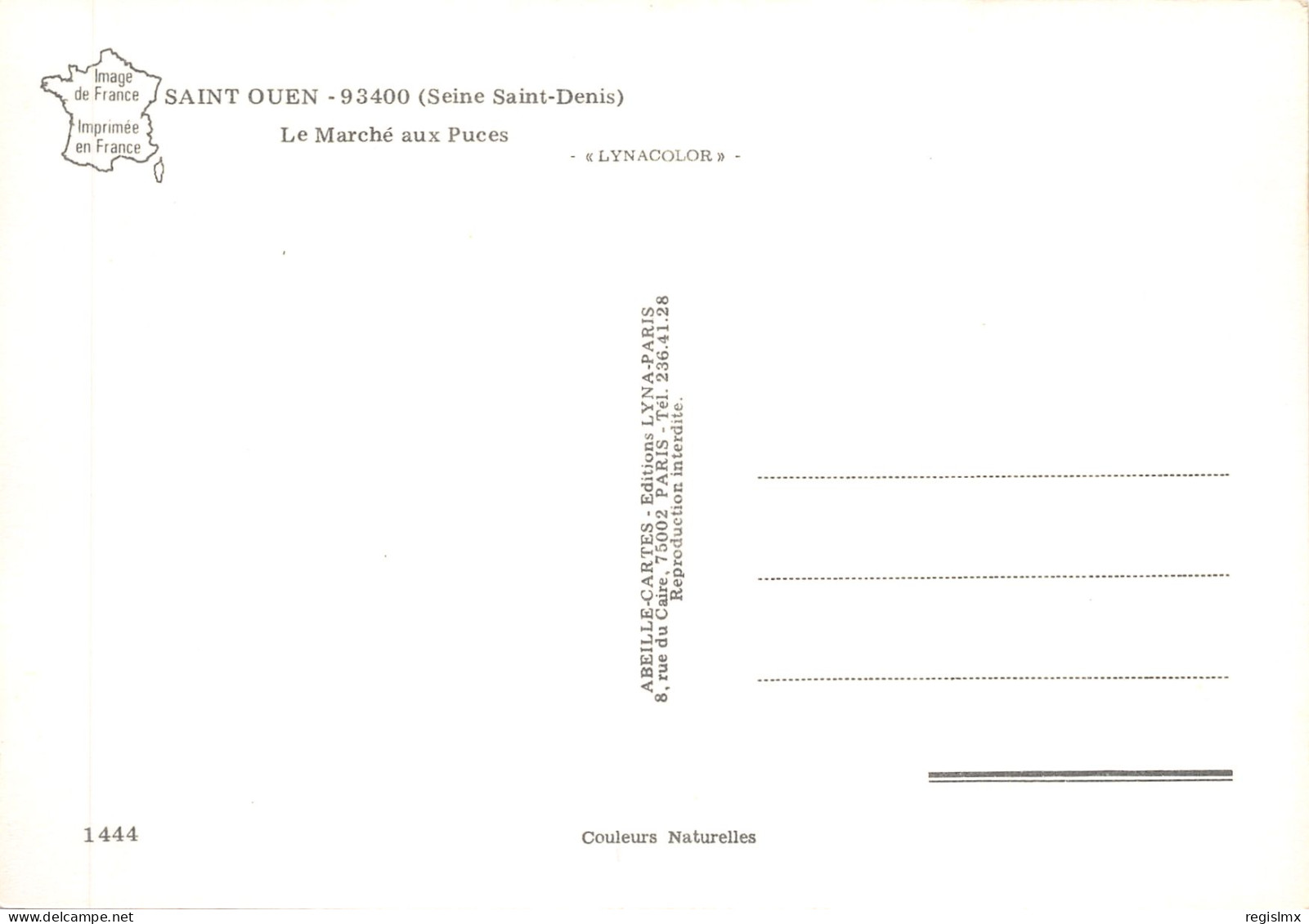 93-SAINT OUEN-MARCHE AUX PUCES-N°537-B/0153 - Saint Ouen