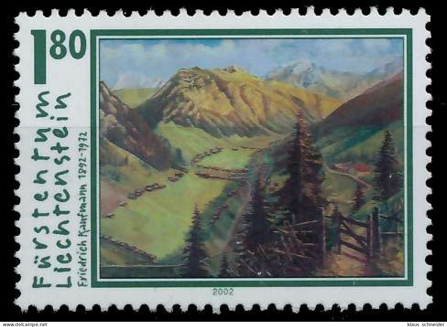 LIECHTENSTEIN 2002 Nr 1288 Postfrisch X28E4EE - Nuovi