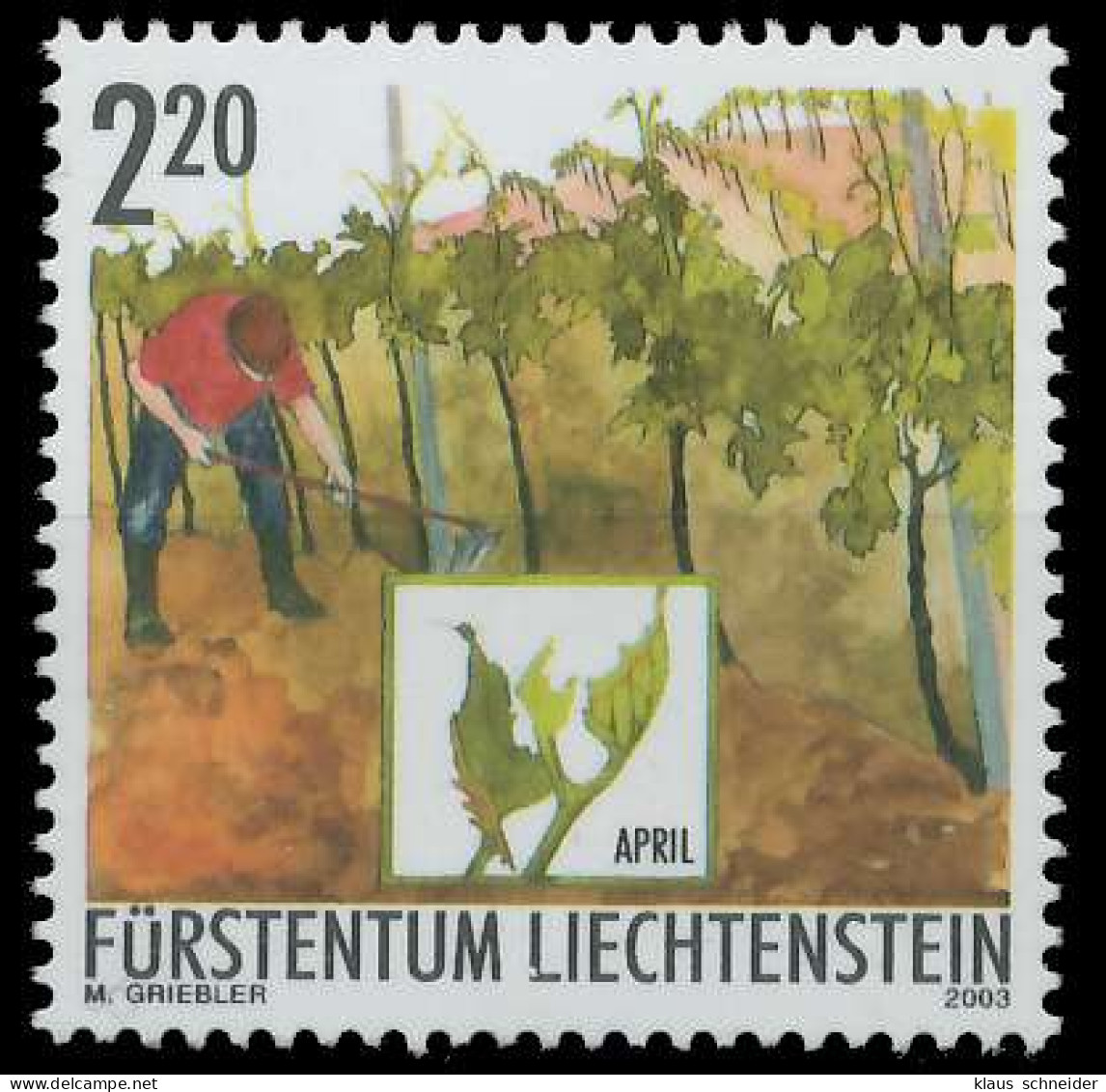 LIECHTENSTEIN 2003 Nr 1313 Postfrisch X28E52E - Ungebraucht