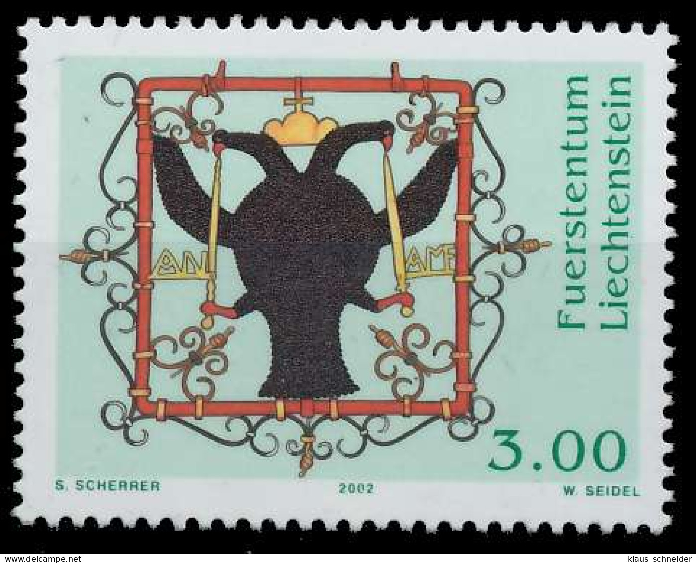 LIECHTENSTEIN 2002 Nr 1309 Postfrisch X28E536 - Ongebruikt