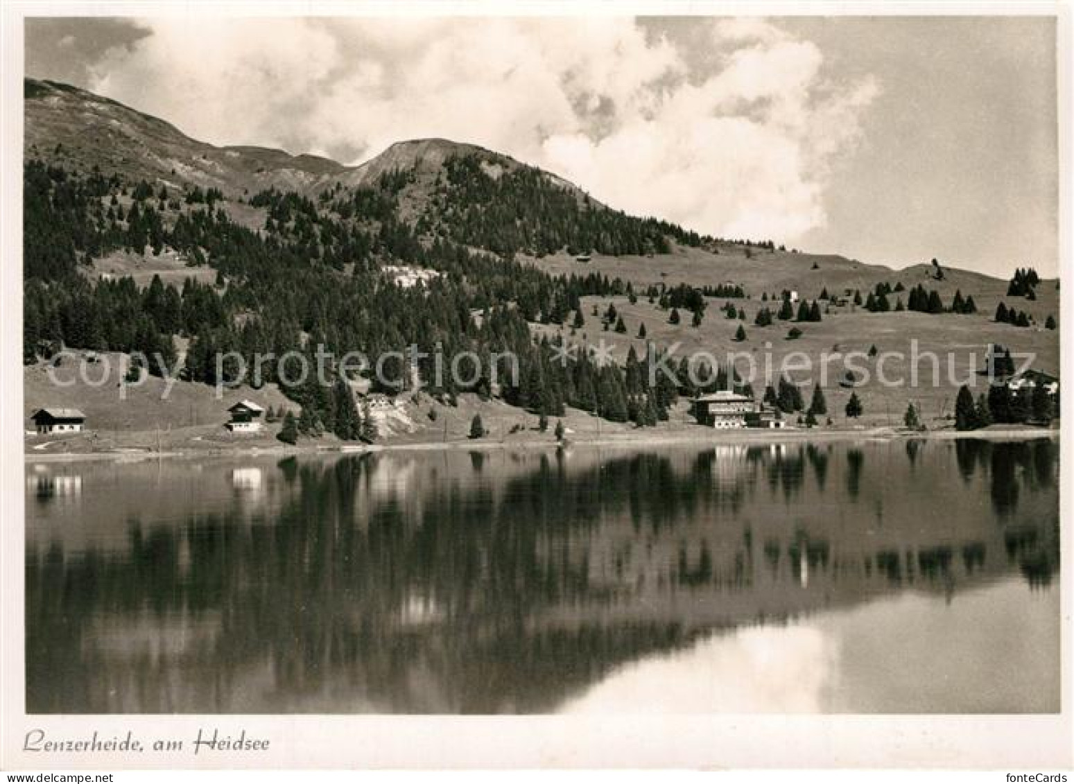 13302468 Lenzerheide GR Panorama Blick Ueber Den Heidsee Lenzerheide GR - Autres & Non Classés