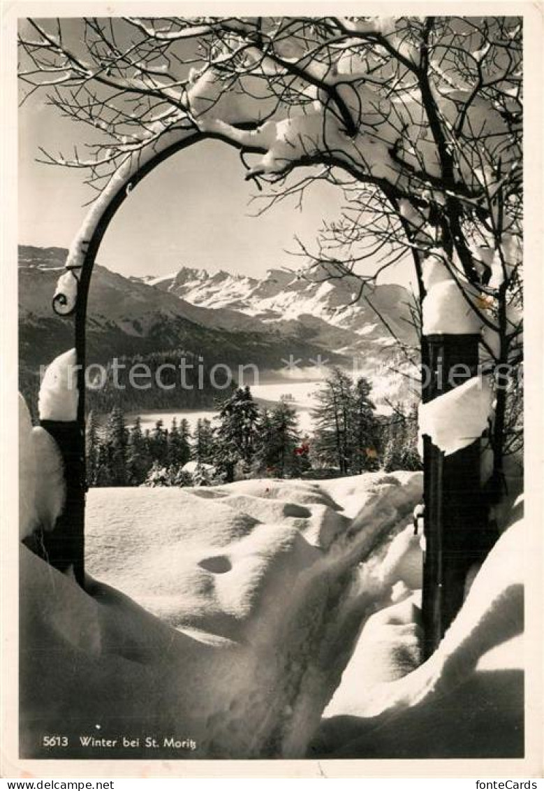 13302280 St Moritz GR Winterlandschaft St Moritz GR NZ4 - Autres & Non Classés