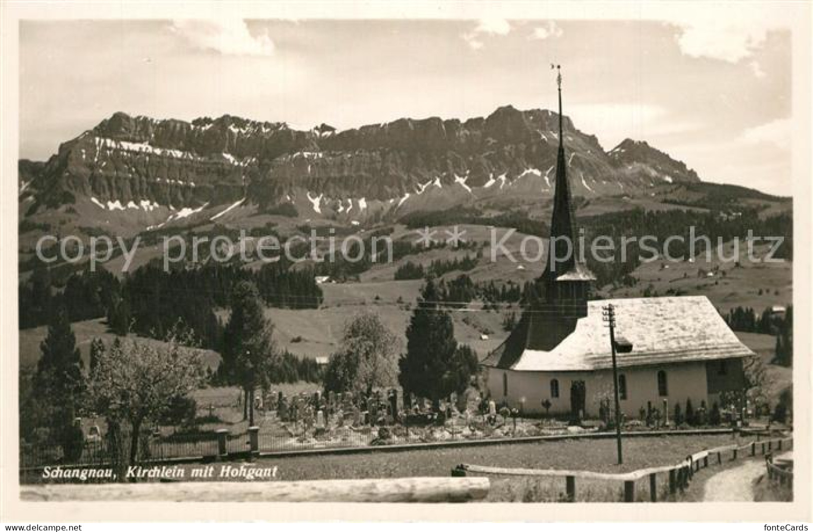 13301938 Schangnau Kirchlein Mit Hohgant Emmentaler Alpen Schangnau - Autres & Non Classés