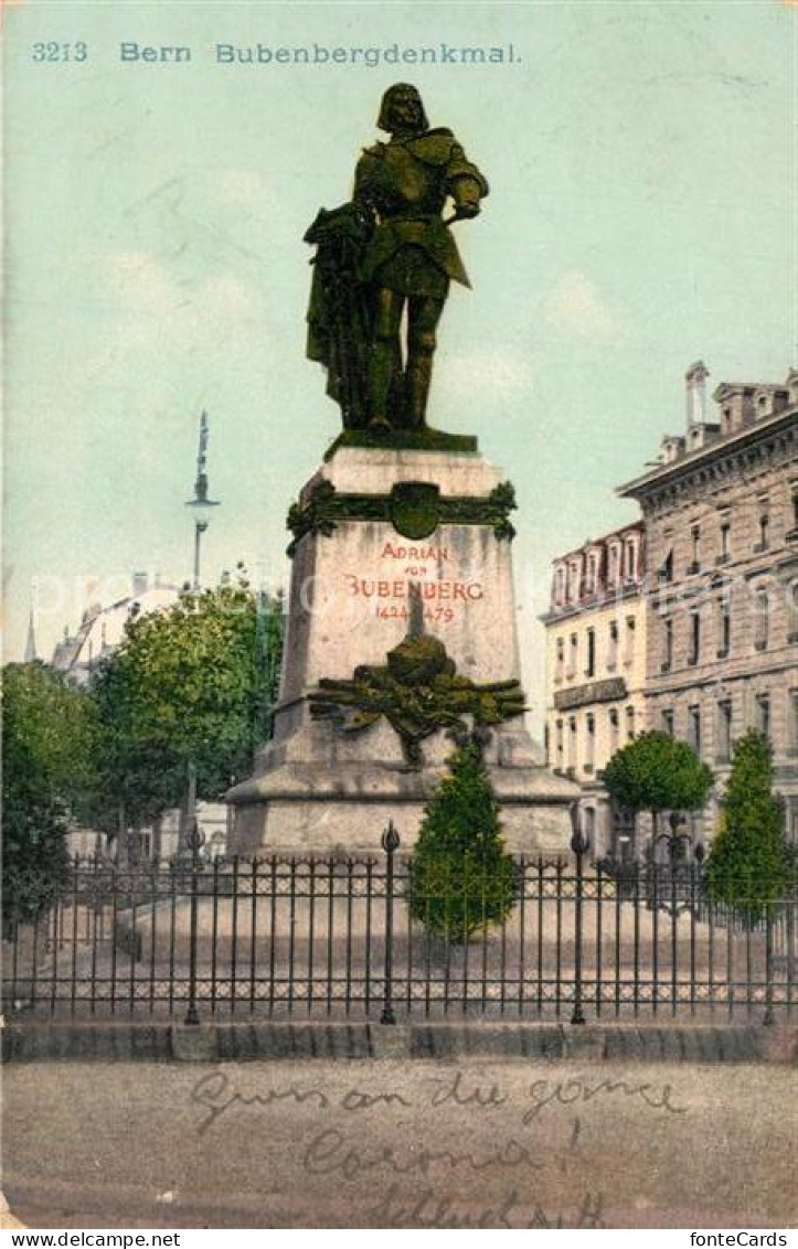 13301928 Bern BE Bubenbergdenkmal Statue Bern BE - Autres & Non Classés