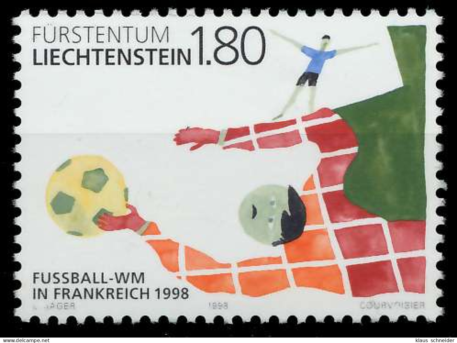 LIECHTENSTEIN 1998 Nr 1172 Postfrisch X28E5E2 - Nuovi