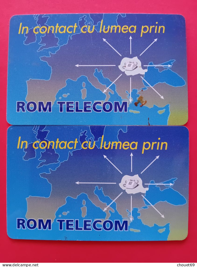 ROM TELECOM 1996 2 Cards Without Chip 10000 Et 20000 Lei (BA0623 - Roemenië