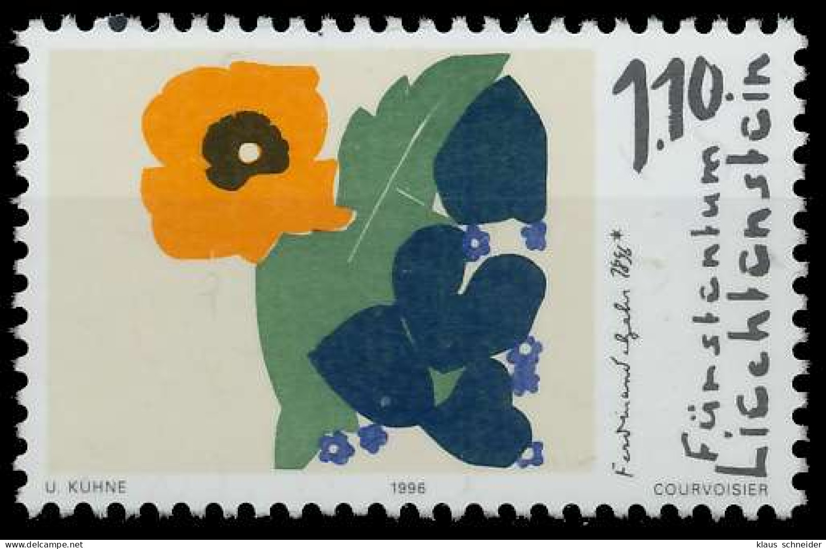 LIECHTENSTEIN 1996 Nr 1134 Postfrisch X29869A - Unused Stamps