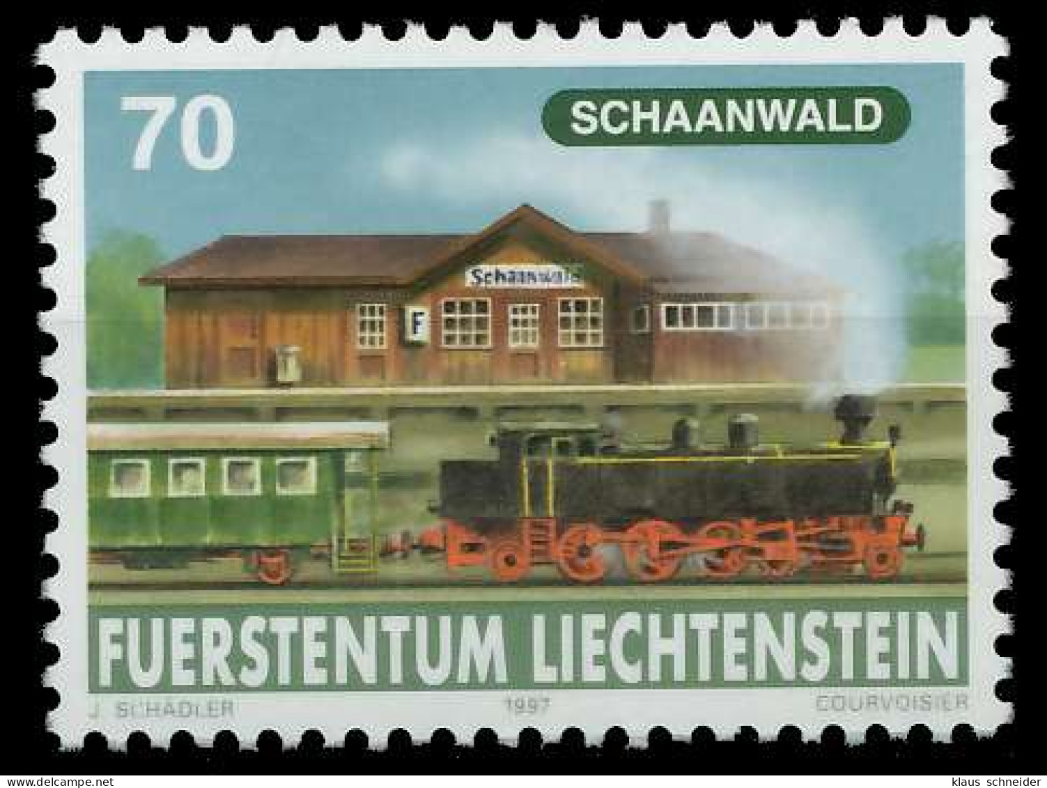 LIECHTENSTEIN 1997 Nr 1155 Postfrisch X2986FE - Unused Stamps