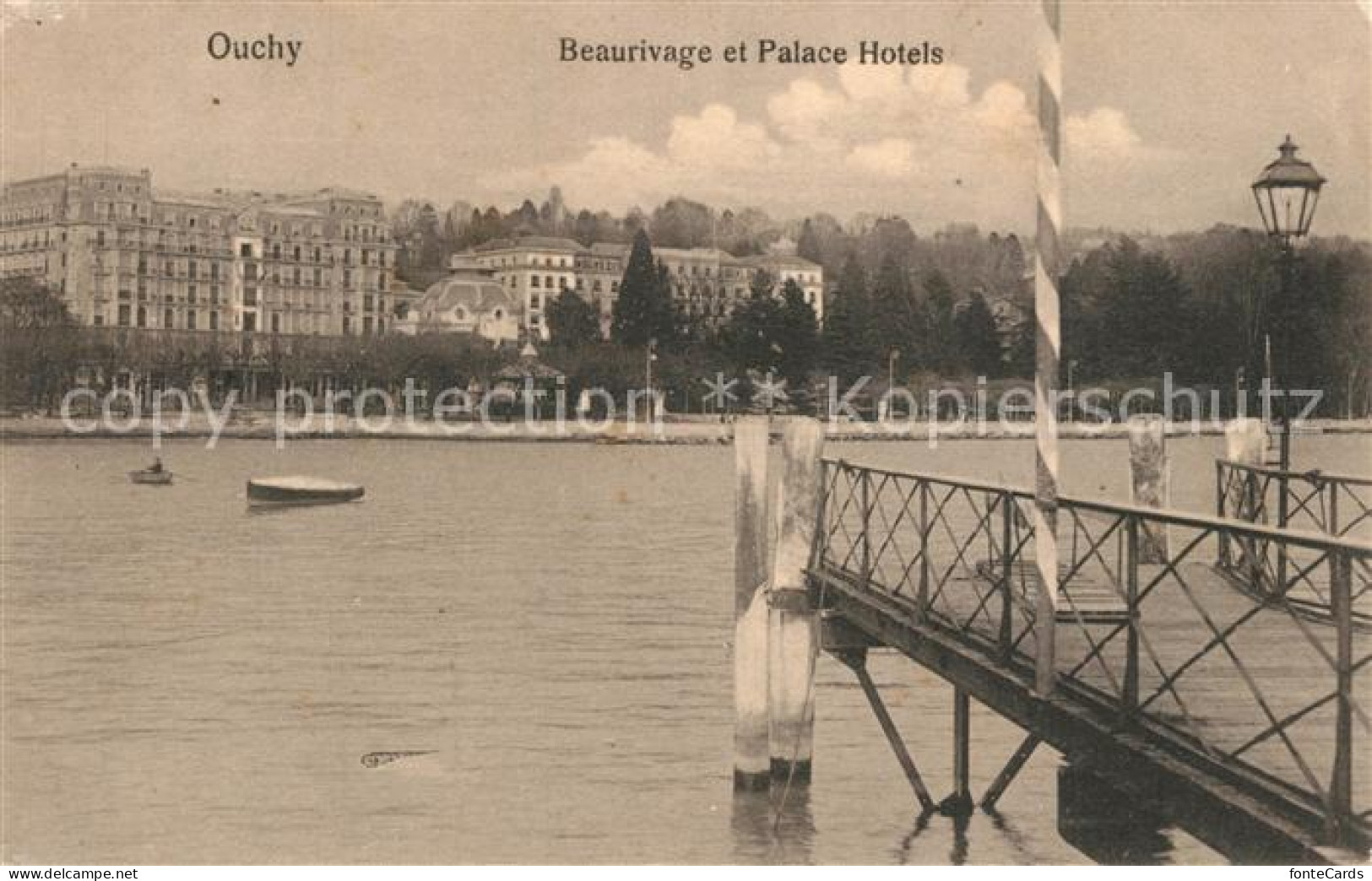 13301883 Ouchy Beaurivage Et Palace Hotels Lac Leman Ouchy - Autres & Non Classés