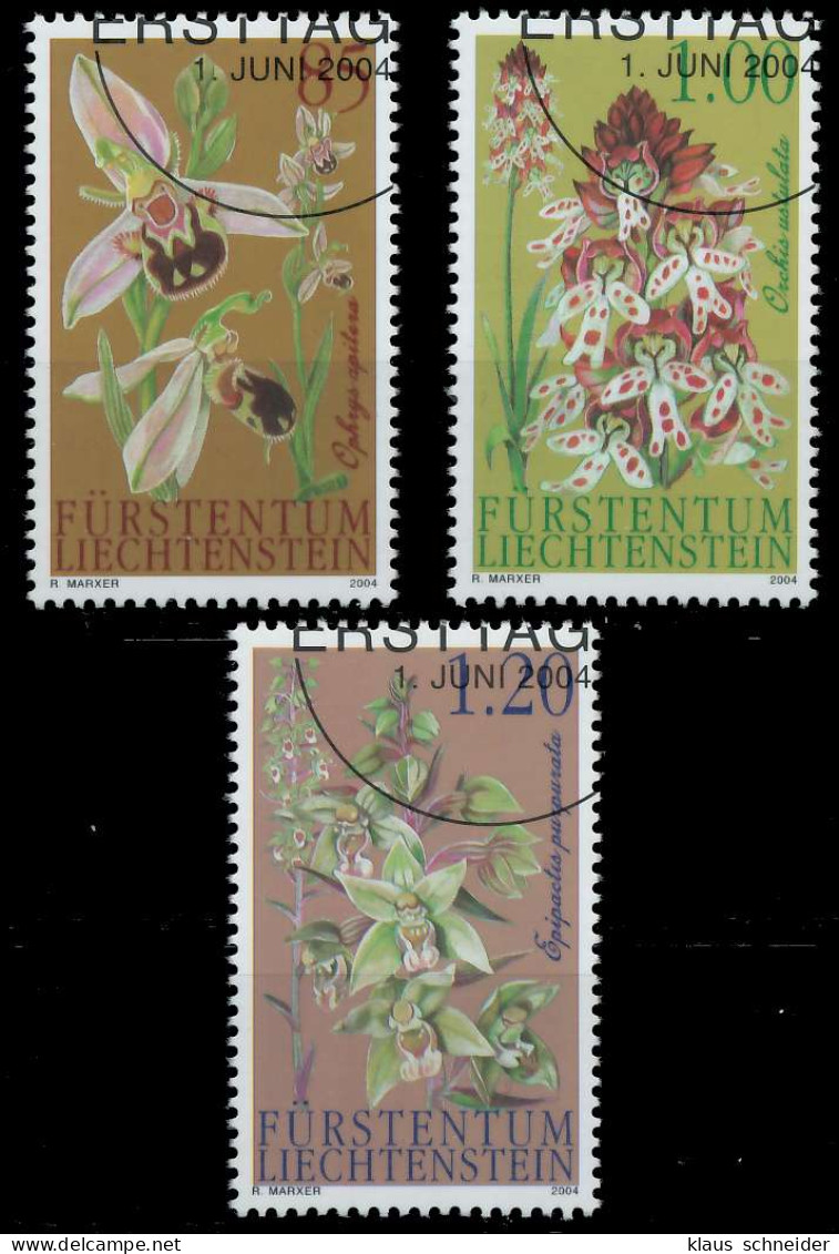 LIECHTENSTEIN 2004 Nr 1352-1354 Gestempelt X2987BE - Used Stamps