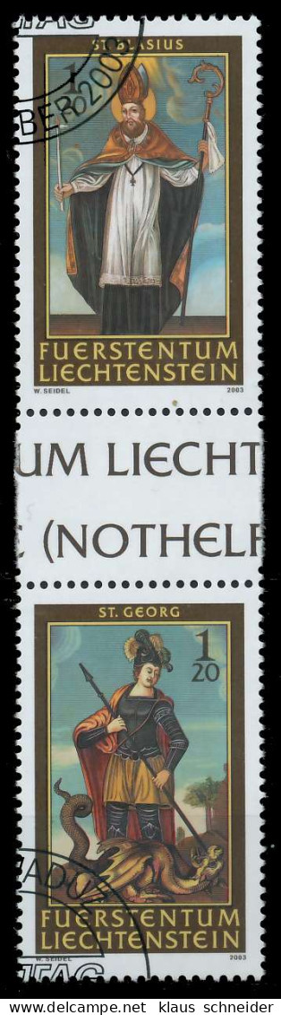 LIECHTENSTEIN 2003 Nr 1326 Und 1327 Gestempelt ZW-STEG PAA X2987D2 - Usati